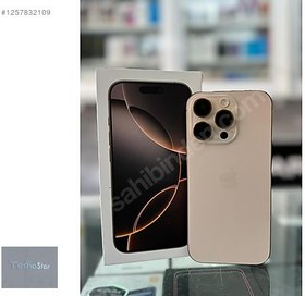 Resim Apple iPhone 16 Pro Max İkinci El YD | 256 GB | Çöl Titanyum 