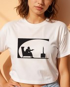 Resim Tell Me The Truth Crop Tişört 