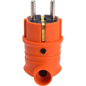 Resim Bylion Monofaze Kauçuk Erkek Eğik Fiş Turuncu 