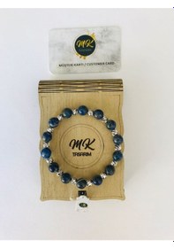 Resim Mk Tasarım Gerçek Lapis Lazuli Taşi Bileklik Mkt3005 Çok Renkli 