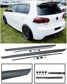 Resim Volksvagen Golf 6 2009-mk6 Plastik Taiwan R20 Yan Marşpiyel 