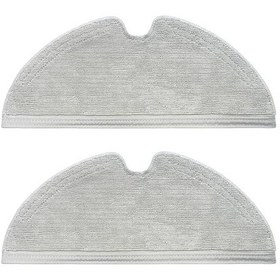 Resim Dreame D9 Max Uyumlu Yüksek Kaliteli 2 Adet Mop-Tam Yüzey Kalın 