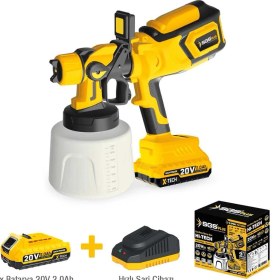 Resim Sgs 5460 Akülü Boya Tabancası 20V 1*2.0AH 