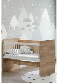 Resim Babywhen Ahşap Başucu Beşiği 60 x 120 CM 97b89107123n1 Açık Kahverengi 