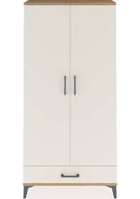 Resim Arges Dolap Tek Raflı Tek Çekmeceli Tek Askılı 88x30x182 Çam-... Çam 