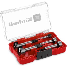 Resim Mena Rise M- 5 Parça Menteşe Uç Seti (C65 Çeliğinden Yapılmış, E 6.3 Şaft, Çapraz Kesme Kenarı, Merkezleme Ucu, Konik Başlık Şekli, 4 Tarafı Kapalı Kılavuz Kenar) - 49706003 