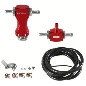 Resim Tongdashop Kırmızı Ayarlanabilir Manuel Turbo Boost Kontrol Bleed Valf Kiti Benzin Dizel 