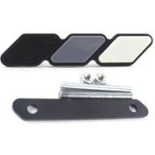 Resim Lemestar Toyota Tacoma Ve Diğer Modeller İçin Şık Ön Izgara Rozeti, Siyah Gradyan, Kolay Montaj, Dayanıklı Abs Malzeme 