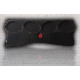 Resim Oduncu Tuning Clio 4 HB Padizot 4 Oval Hoparlör İçin Siyah Renk 1.Kalite Elyaflı Pandizot 