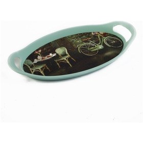 Resim Özel Tasarım Servis Tepsisi Fotoğraf 28cm Baskılı Plastik 