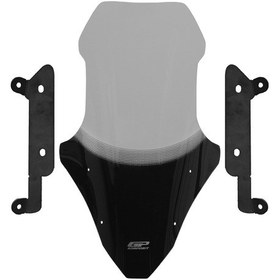 Resim Gp Kompozit Mondial Strada 125 2023-2025 Uyumlu Baskılı Ön Tur Camı Füme 74 CM 