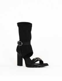 Resim Bueno Shoes Siyah Deri-kms Kadın Sandalet 30wb24073 