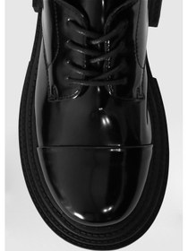 Resim Lufian Julıa Kadın Deri Ayakkabı Siyah Siyah 122230009100100 Siyah 