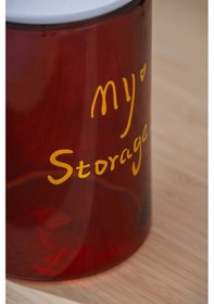 Resim Acar Pierre Ahşap Kapaklı Kavanoz Seti - 24 Cm Kırmızı 