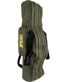 Resim Cotras Haki Olta Kamış Çantası 100cm 3 Gözlü 