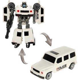 Resim Sunman Robot Transformer Police-G Fast Flame Dönüşen Robot 3+ 