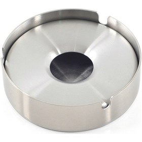 Resim Omnisoft Skoçlu Büyük Boy Küllük Kül Tablası Kapaklı Yuvarlak Pas 