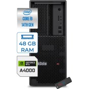 Resim Lenovo Thinkstation P3 Tower Intel I9-14900K 48GB DDR5 1TB SSD Nvıdıa 20GB/ RTX4000ADA 750W Windows 11 Pro Workstatıon Bilgisayar WS30GS00CRTR17 