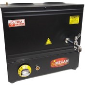 Resim Mizan Çift Demlik 20 Lt. Pleytsiz Çay Kazanı -Elektrikli (Siyah) 