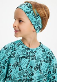 Resim Babygiz Erkek Pamuklu Penye, Kaymaz, Terletmez, Ultra Hafif, Esnek Desenli Saç Bandı Bandana 