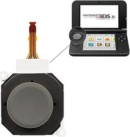Resim Nintendo 2DS 3DS 3DS XL için 3D Joystick Değiştirme Yuvarlak Pad Kapaklı Analog Başparmak Çubuğu 
