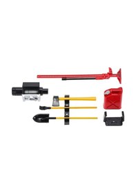 Resim Pazly Yüksek Simülasyonlu Rc Araç Dekorasyon Seti - 6 Parça, Kaya Tırmanışı İçin 