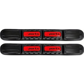 Resim Oldfriend Red Sports Dayanıklı Polyurethane Tampon Koruyucu 2li Set Çizilme Önleyici 