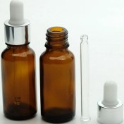 Resim Damlalıklı 20 ml 5 Adet Amber Şişe 
