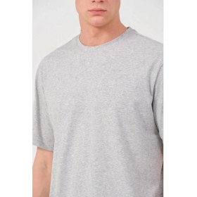 Resim Marsilyan 24/1 Düz A Kalite Oversize T-Shirt - Gri 