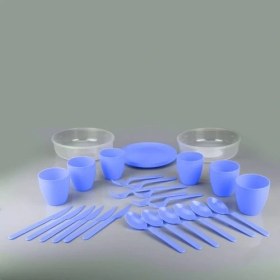 Resim Ozcmax Piknik Seti 6 Kişilik Çantalı 32 Parça 
