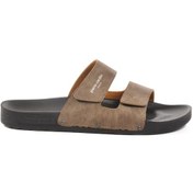 Resim Pierre Cardin Vizon Cırtlı Büyük Numara Erkek Düz Terlik Çok Renkli 