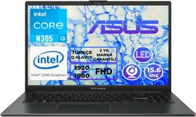 Resim Asus VivoBook Go 15 E1504GA-NJ276 i3-N305 15.6" 8 GB RAM 512 GB SSD FHD FreeDOS Laptop 