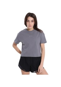 Resim Sportive Ube Kadın Gri Günlük Stil T-shirt 25yk015-ant 1710488 Gri 