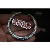 Resim Audi Buğday Kulakları Krom Metal 3M 3D Logo Oem Ürün 