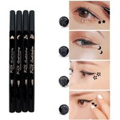 Resim Roesie Rose Çift Taraflı Ay Yıldız Kalp ve Çiçek Desenli Kalem Eyeliner 4'lü 