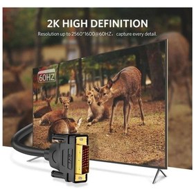 Resim Ugreen 24+1 DVI to DVI 2K 60 Hz Görüntü Aktarma Kablosu 8 Metre 