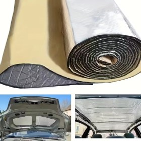 Resim Evimdeyokyok Alüminyum Folyolu Kendinden Yapışkanlı 6mm 100X100 Oto Ses ve Isı Yalıtım Malzemesi 