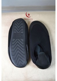Resim Kaydırmaz Taban Tavaf Patiği Hac Ve Umre İçin 1. Sınıf Kalite, Patik İçi Akıllı Taban Siyah 