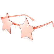 Resim Klassnum Pentagram Yıldız Şekilli Disko Gözlük - Cosplay Ve Moda Aksesuarı Sıcak Çikolataother51 Beyaz 