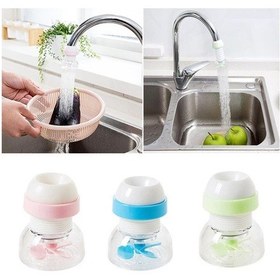 Resim 360 Derece Dönen Damlama Su Tasarrufu Yapan Mutfak Musluk Başlığı 