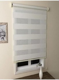 Resim Düz Stor Zebra Perde 123BYZZBRPRDBRLLNTEKR, Ekru, 110 x 260 