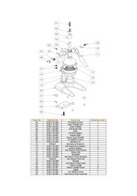 Resim Cancan 0103 M Kollu Meyve Nar Narenciye Sıkacağı 
