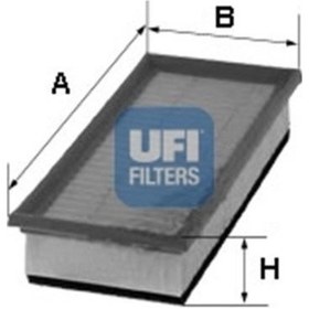 Resim UFI 30.233.00 Hava Filtresi Scudo / 407 04- Expert / C5 Jumpy 1.6 HDI 1.6 Mtj Dv6Ted4 