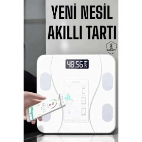 Resim Renklime Tartı Baskül Dijital Elektronik Tartı Vücut Analiz Wifi Akıllı Yağ Ölçer 