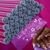Resim 10 Parça Tırnak Sanatı Damgalama Kalem Seti - Noktalama Aracı ile Çiçek ve Desen Damga Araçları, Kokusuz Tırnak Tasarım Aksesuarları, Kadınlar için Uygun, Çoklu Paketleme Seçenekleri (4/6/10 adet) 