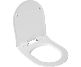 Resim Serel Nita Yuvarlak Kanalsız Asma Klozet (NT36) + Blaze Slim Yavaş Kapanan Kapak 2'li Set 