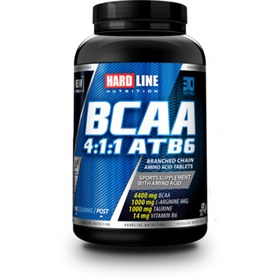 Resim HARDLINE Bcaa 4:1:1 ATB6 120 Tablet 