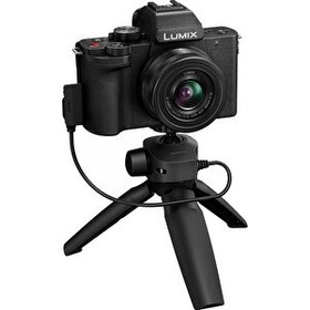 Resim Panasonic Lumix DC-G100V Aynasız Fotoğraf Makinesi Vlog Kit 