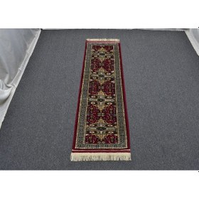 Resim Zehra Abla Halı Antika El Dokuma Nadide Şirvan Model İran Mini Yolluk Yüne Yün Halı 5855 Renkli 