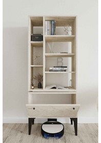 Resim Decormet Fix Kitaplık Travertine Çok Renkli 